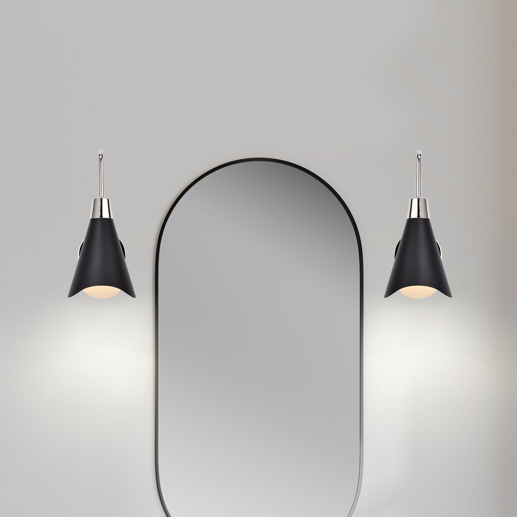 Satco 60-7469 Sconce Fixture Tango; 1 Light; Wall Matte Black with