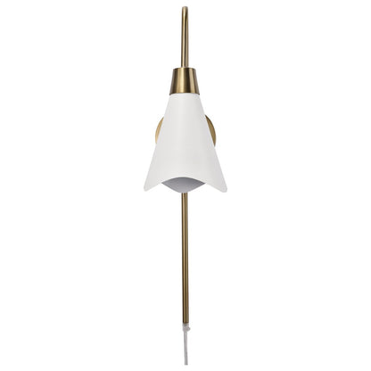 Satco 60-7468 Sconce Fixture Tango; 1 Light; Wall Matte White with