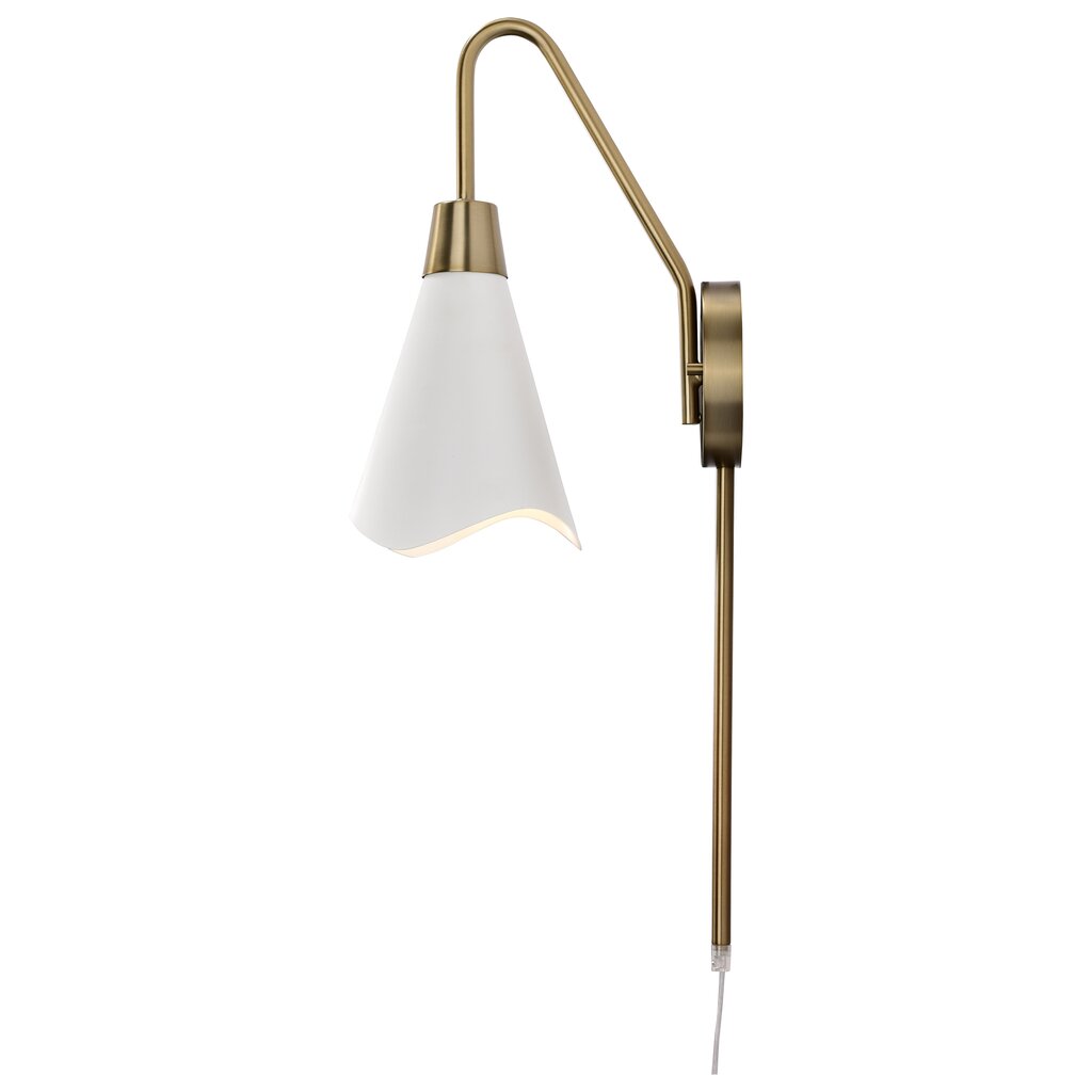Satco 60-7468 Sconce Fixture Tango; 1 Light; Wall Matte White with