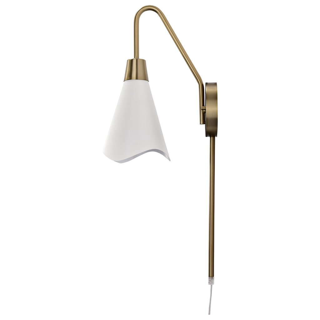 Satco 60-7468 Sconce Fixture Tango; 1 Light; Wall Matte White with