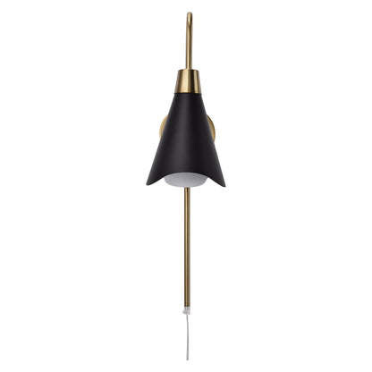 Satco 60-7467 Sconce Fixture Tango; 1 Light; Wall Matte Black with