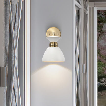Satco 60-7459 Sconce Fixture Perkins; 1 Light; Wall Matte White with
