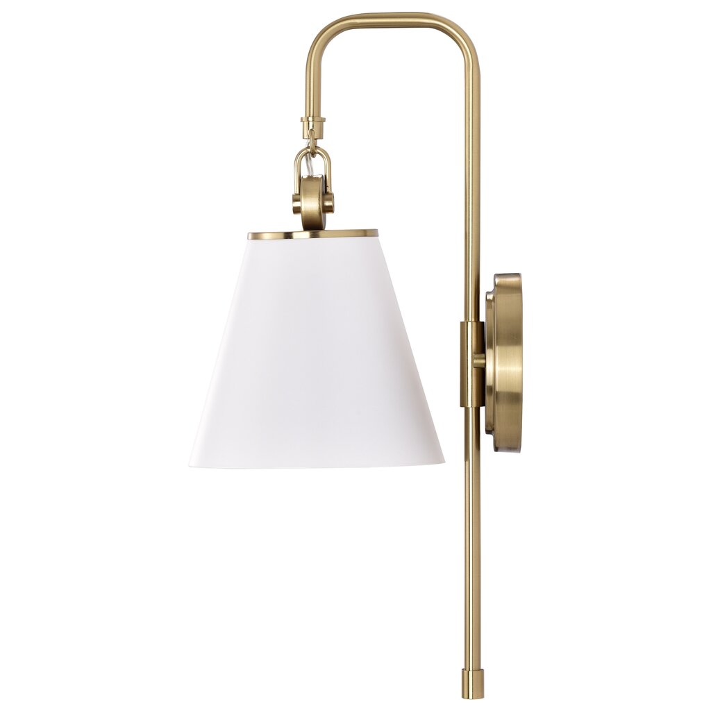 Satco 60-7446 Sconce Fixture Dover; 1 Light; Wall White with Vintage
