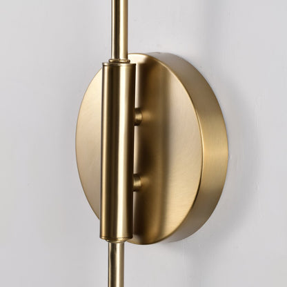 Satco 60-7393 Sconce Fixture Trilby; 2 Light; Wall Matte Black with