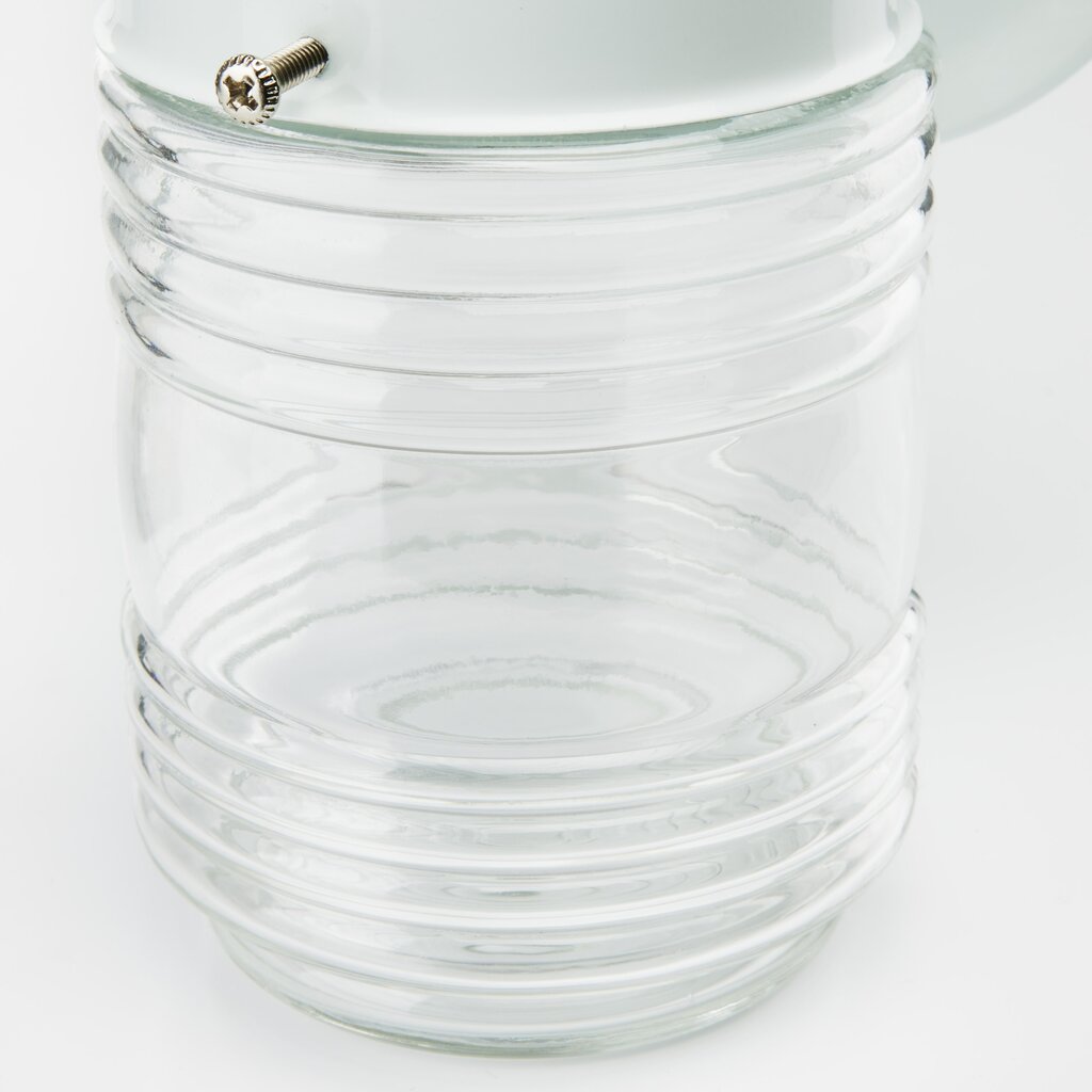 Satco 60-112 Wall Lantern Fixture 1 Light; 6 Inch; Porch; Wall; White