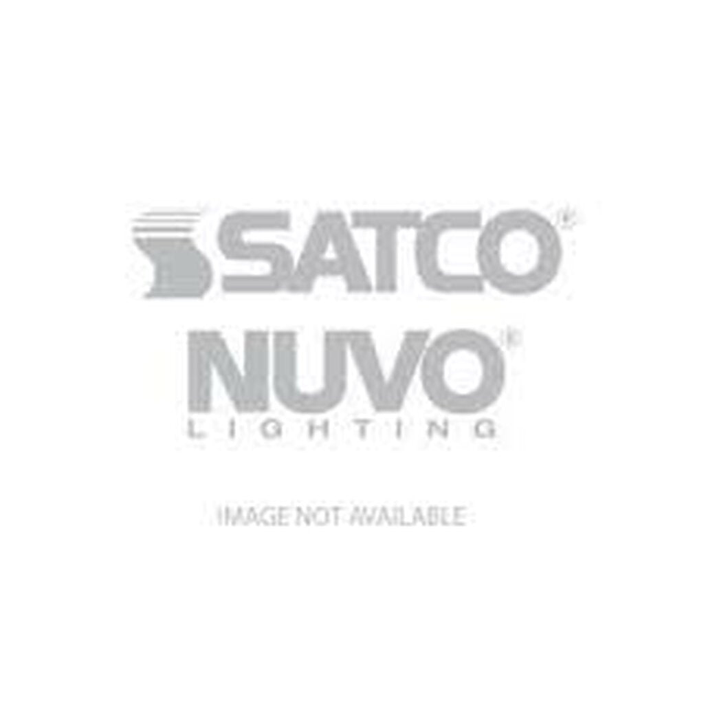 Satco 60-112 Wall Lantern Fixture 1 Light; 6 Inch; Porch; Wall; White