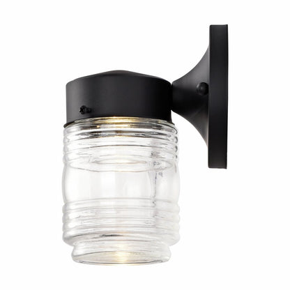 Satco 62-1573 8W LED Mason Jar Dimmable Fixture 1 Light; Porch; Wall;