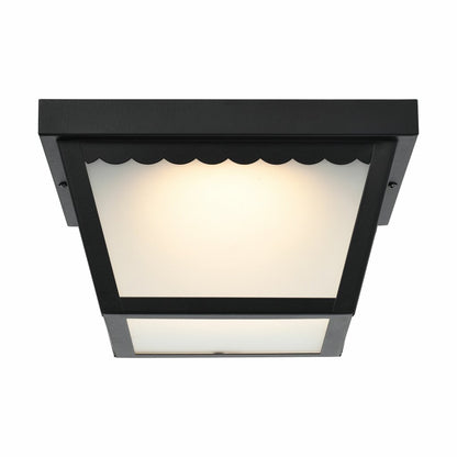 Satco 62-1572 12W LED Flush Mount Dimmable Fixture 9 inch; Carport