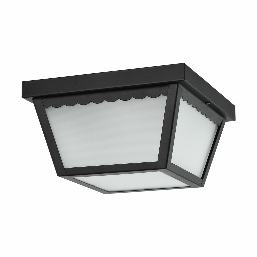 Satco 62-1572 12W LED Flush Mount Dimmable Fixture 9 inch; Carport