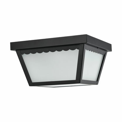 Satco 62-1572 12W LED Flush Mount Dimmable Fixture 9 inch; Carport