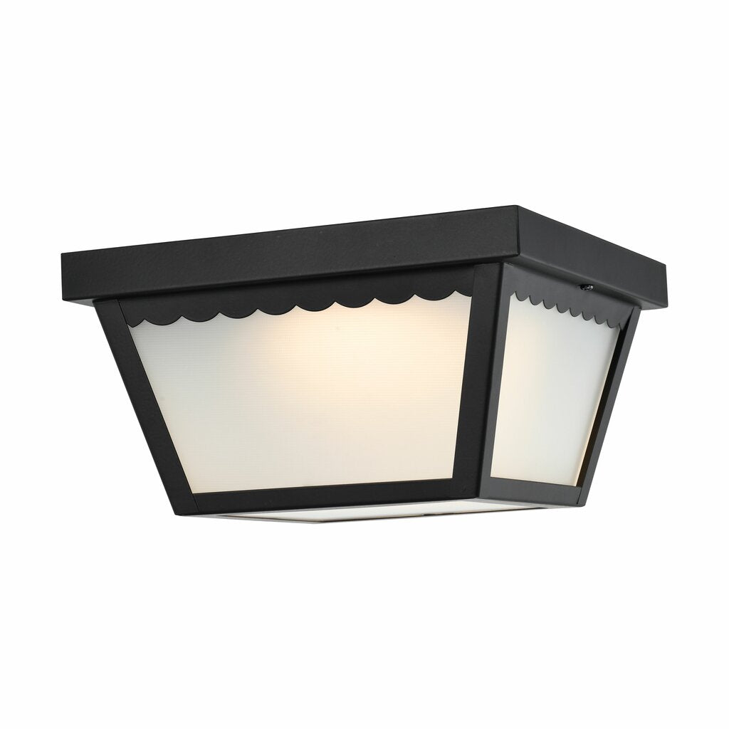 Satco 62-1572 12W LED Flush Mount Dimmable Fixture 9 inch; Carport