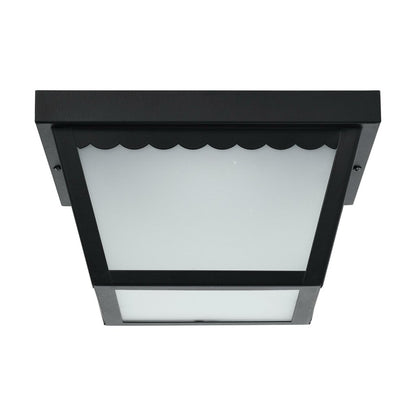 Satco 62-1572 12W LED Flush Mount Dimmable Fixture 9 inch; Carport