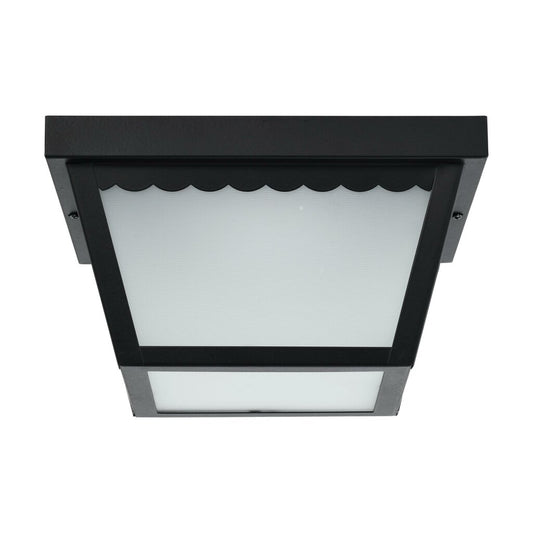 Satco 62-1572 12W LED Flush Mount Dimmable Fixture 9 inch; Carport