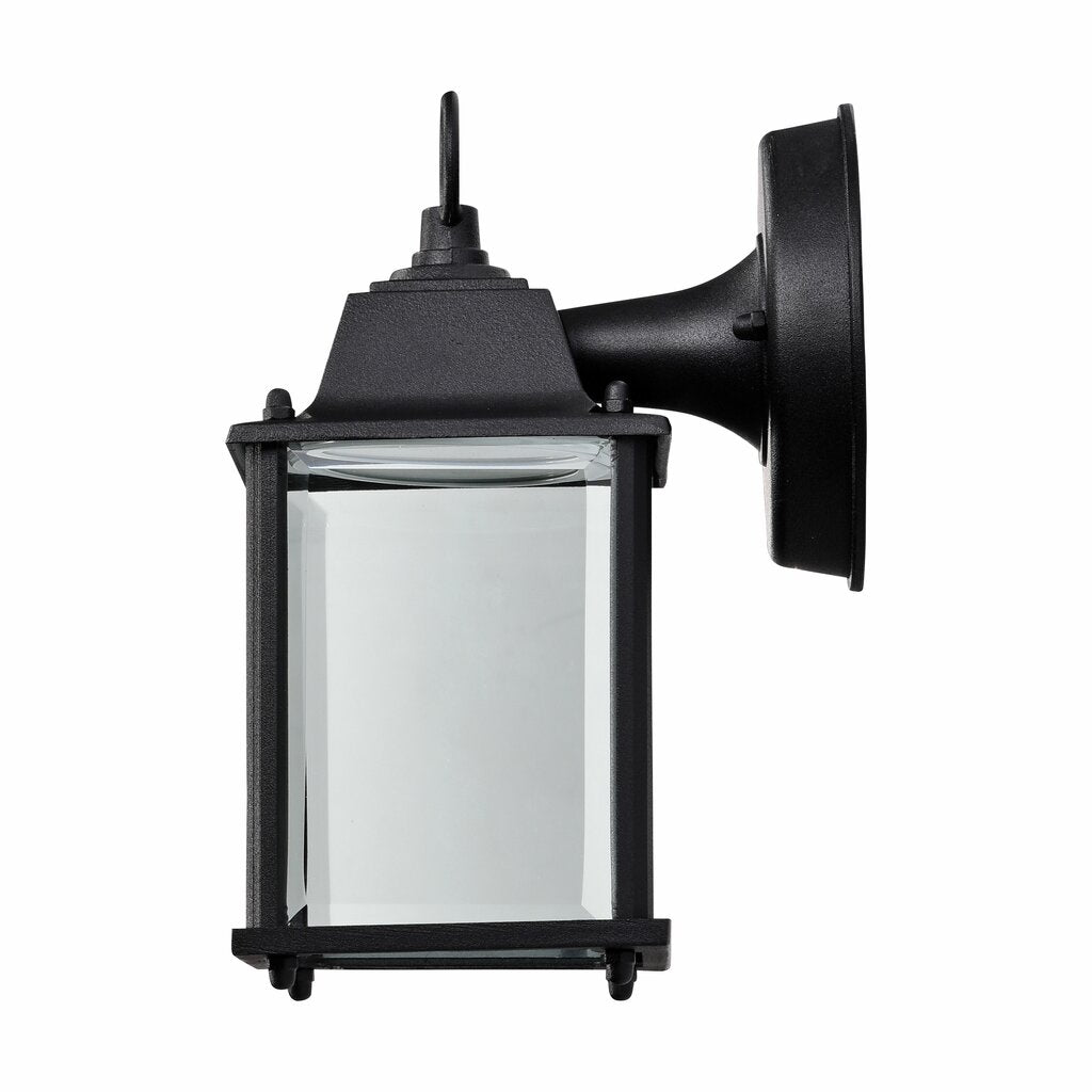 Satco 62-1571 8W LED Wall Lantern Dimmable Fixture 3000K; Cube