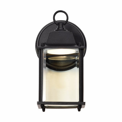 Satco 62-1571 8W LED Wall Lantern Dimmable Fixture 3000K; Cube