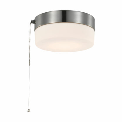 Satco 62-1566 12W LED Flush Mount Fixture 8 inch; with Pull Chain;