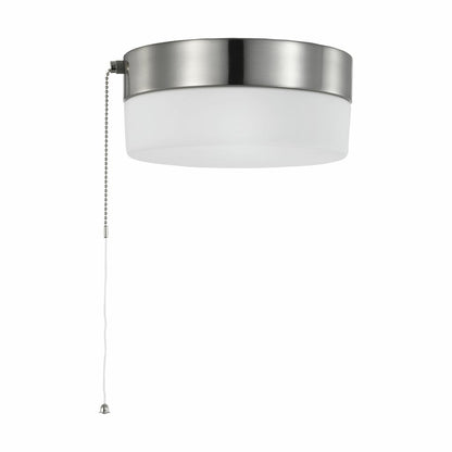 Satco 62-1566 12W LED Flush Mount Fixture 8 inch; with Pull Chain;