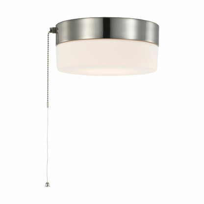 Satco 62-1566 12W LED Flush Mount Fixture 8 inch; with Pull Chain;