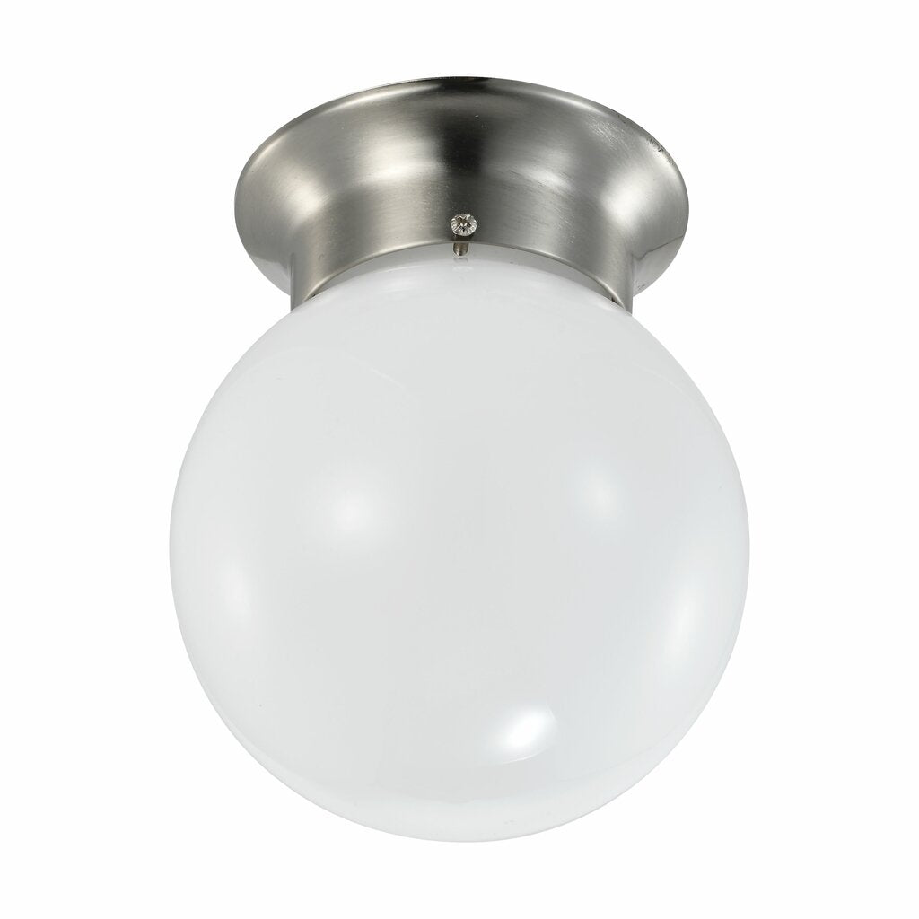 Satco 62-1565 8W LED Flush Mount Fixture 6 inch; 3000K; Dimmable;