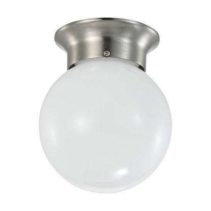 Satco 62-1565 8W LED Flush Mount Fixture 6 inch; 3000K; Dimmable;