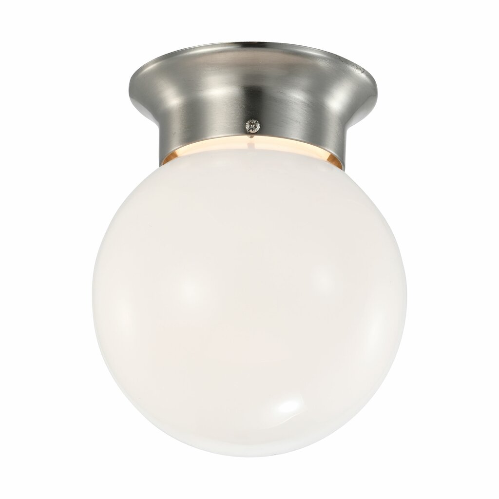 Satco 62-1565 8W LED Flush Mount Fixture 6 inch; 3000K; Dimmable;