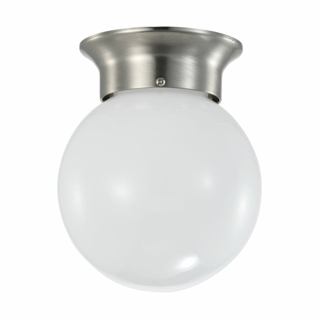 Satco 62-1565 8W LED Flush Mount Fixture 6 inch; 3000K; Dimmable;
