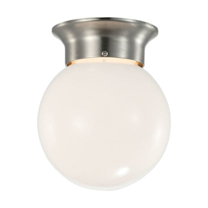 Satco 62-1565 8W LED Flush Mount Fixture 6 inch; 3000K; Dimmable;