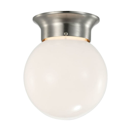 Satco 62-1565 8W LED Flush Mount Fixture 6 inch; 3000K; Dimmable;