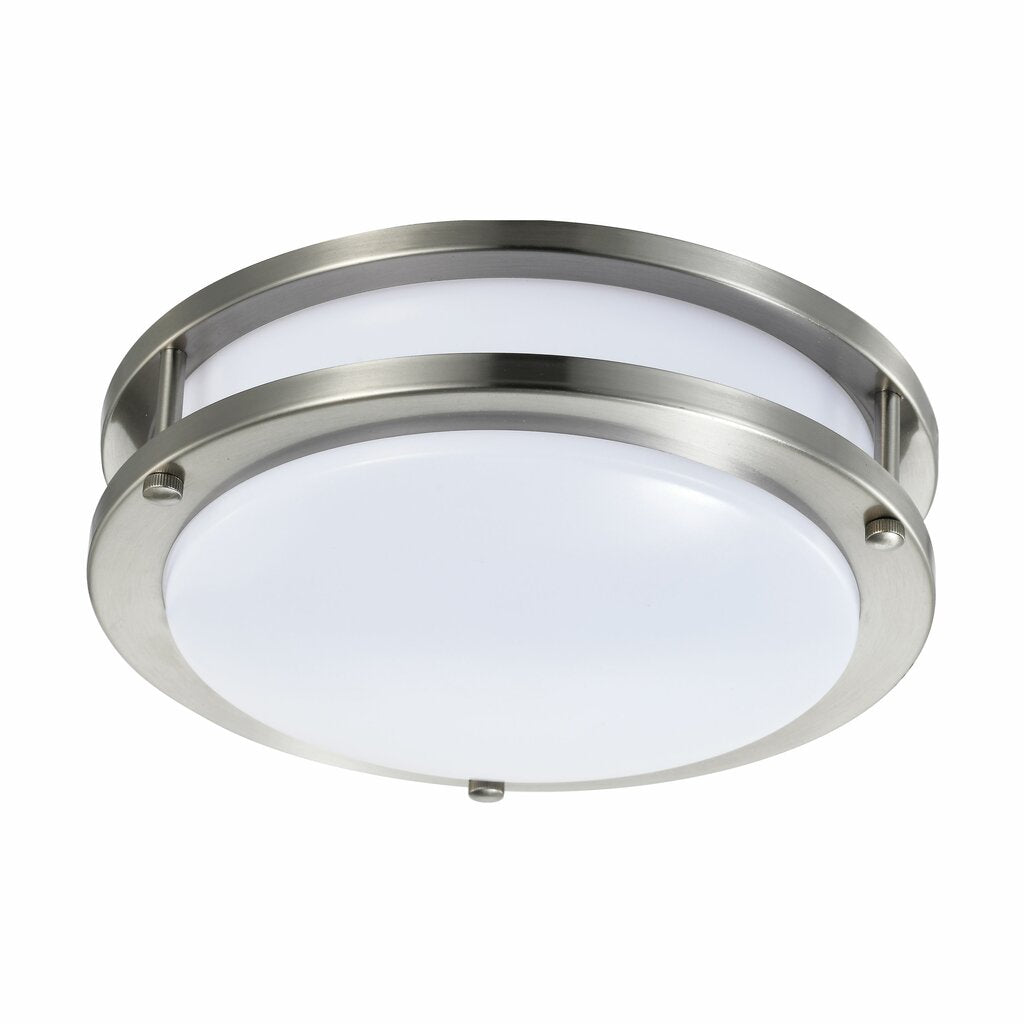 Satco 62-1561 16W LED Flush Mount Fixture 10 inch; 3000K; Dimmable;