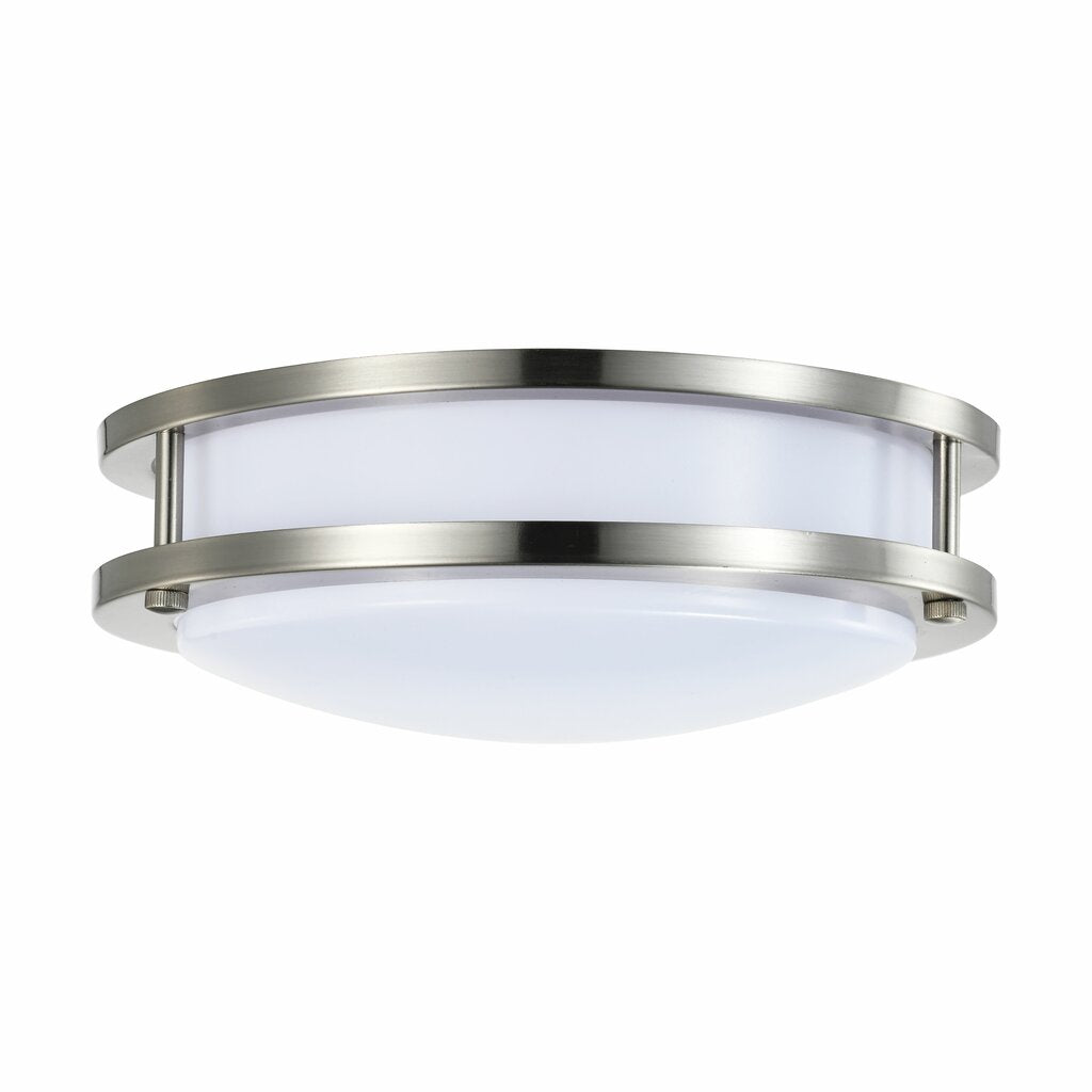 Satco 62-1561 16W LED Flush Mount Fixture 10 inch; 3000K; Dimmable;