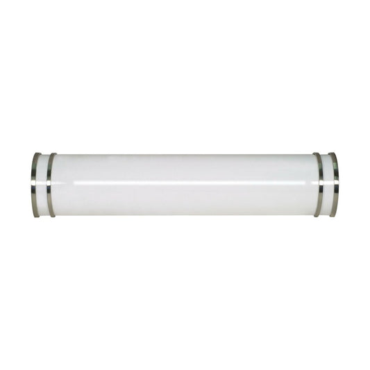 Satco 62-1631 26W LED Vanity Fixture Glamour 25 inch; Brushed Nickel