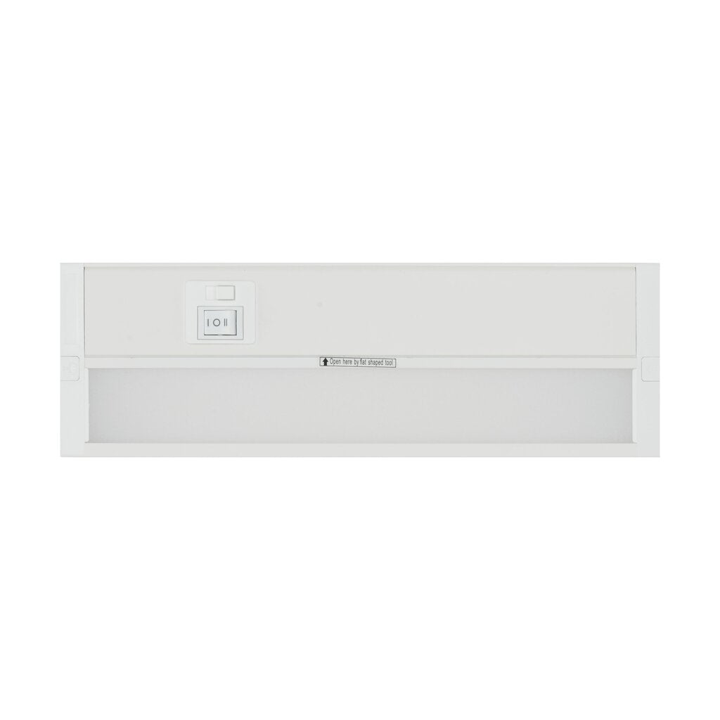 Satco 63-501 6.5W LED Under Cabinet Dimmable Fixture 11 Inch White