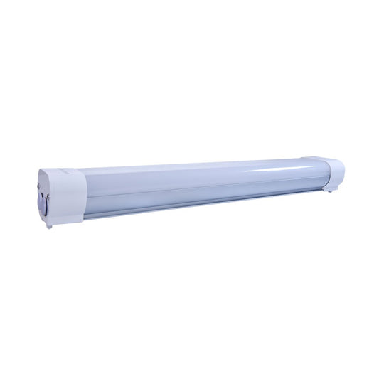 Satco 65-830 20W LED Vapor Tight Fixture 2 Foot; Tri-Proof Linear CCT