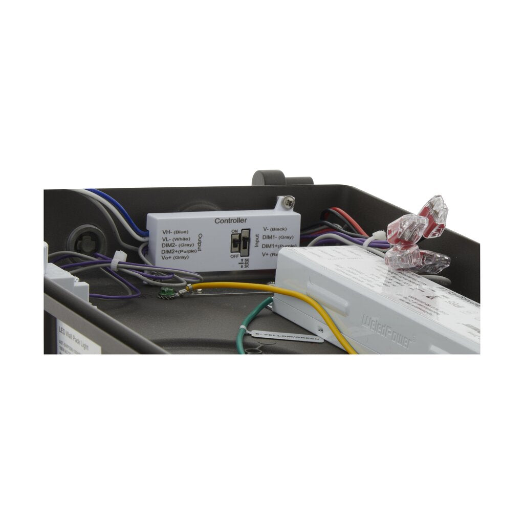 Satco 65-758 80W/100W/120W LED Wall Pack Fixture CCT and Wattage