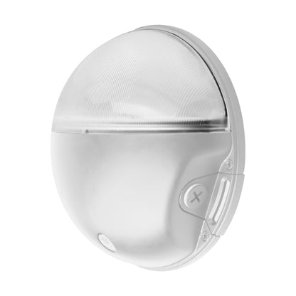 Satco 65-752 20W LED Area Light Fixture Small Round Wall Pack; CCT
