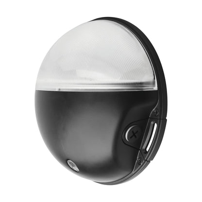 Satco 65-750 20W LED Area Light Fixture Small Round Wall Pack; CCT