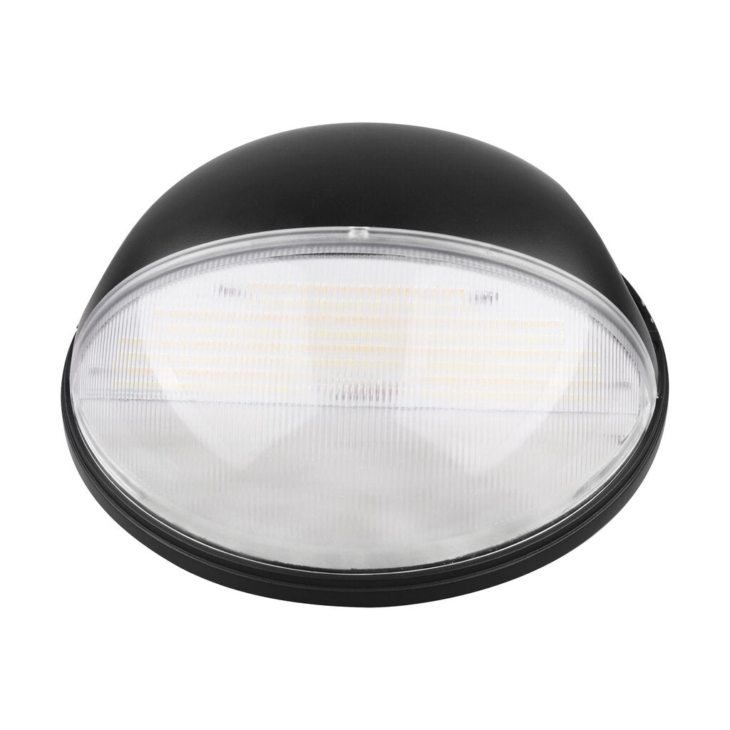 Satco 65-750 20W LED Area Light Fixture Small Round Wall Pack; CCT