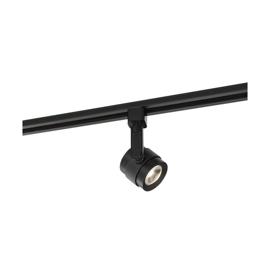 Satco TH495 12W LED Track Head Fixture Piston Black; 36 deg. Beam