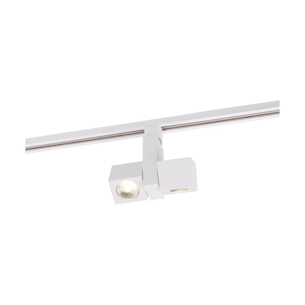 Satco TH487 24W LED Track Head Fixture Dual Square; White; 36 deg.