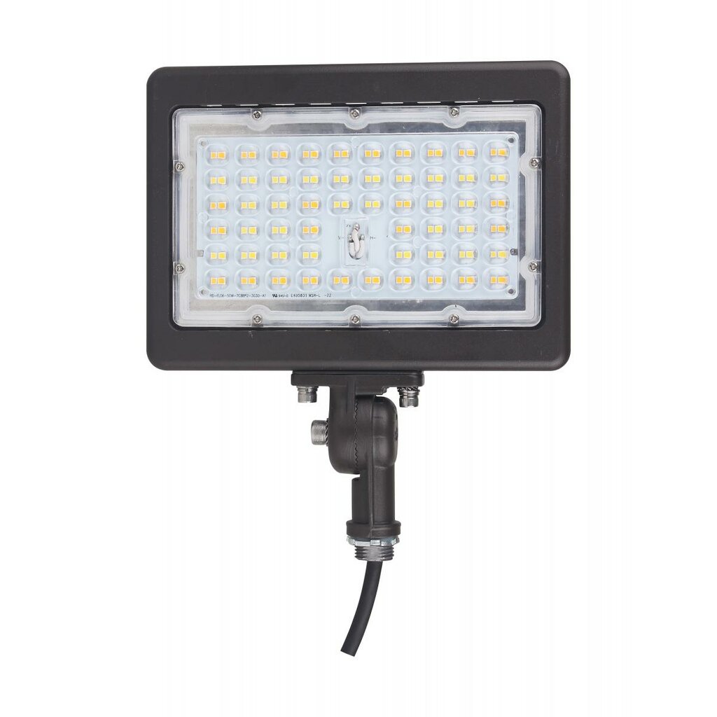 Satco 65-616 70W LED Flood Light Fixture 5000K; Bronze Finish