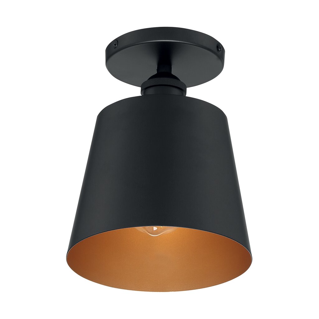 Satco 60-7331 Semi Flush Fixture Motif; 1 Light; 7 in.; Semi-Flush