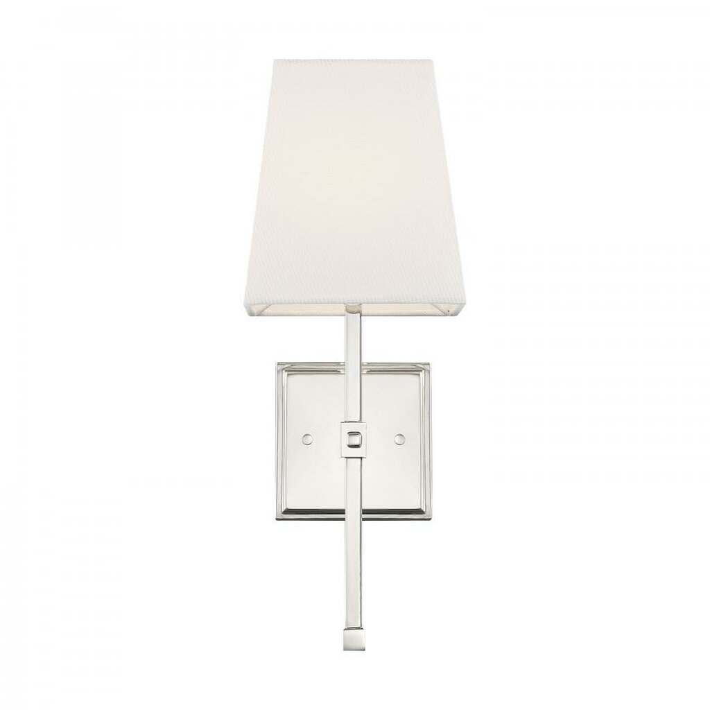 Satco 60-6708 Vanity Fixture Highline; 1 Light; Polished Nickel Finish