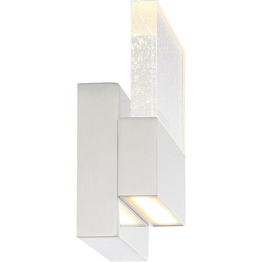 Satco 62-1502 15W LED Sconce Fixture Ellusion; Medium Wall Polished