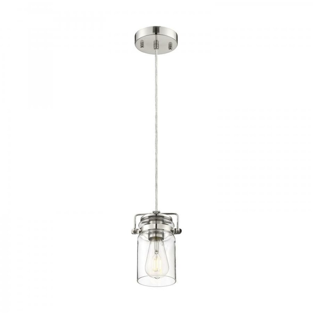 Satco 60-6734 Mini Pendant Fixture Antebellum; 1 Light; Polished