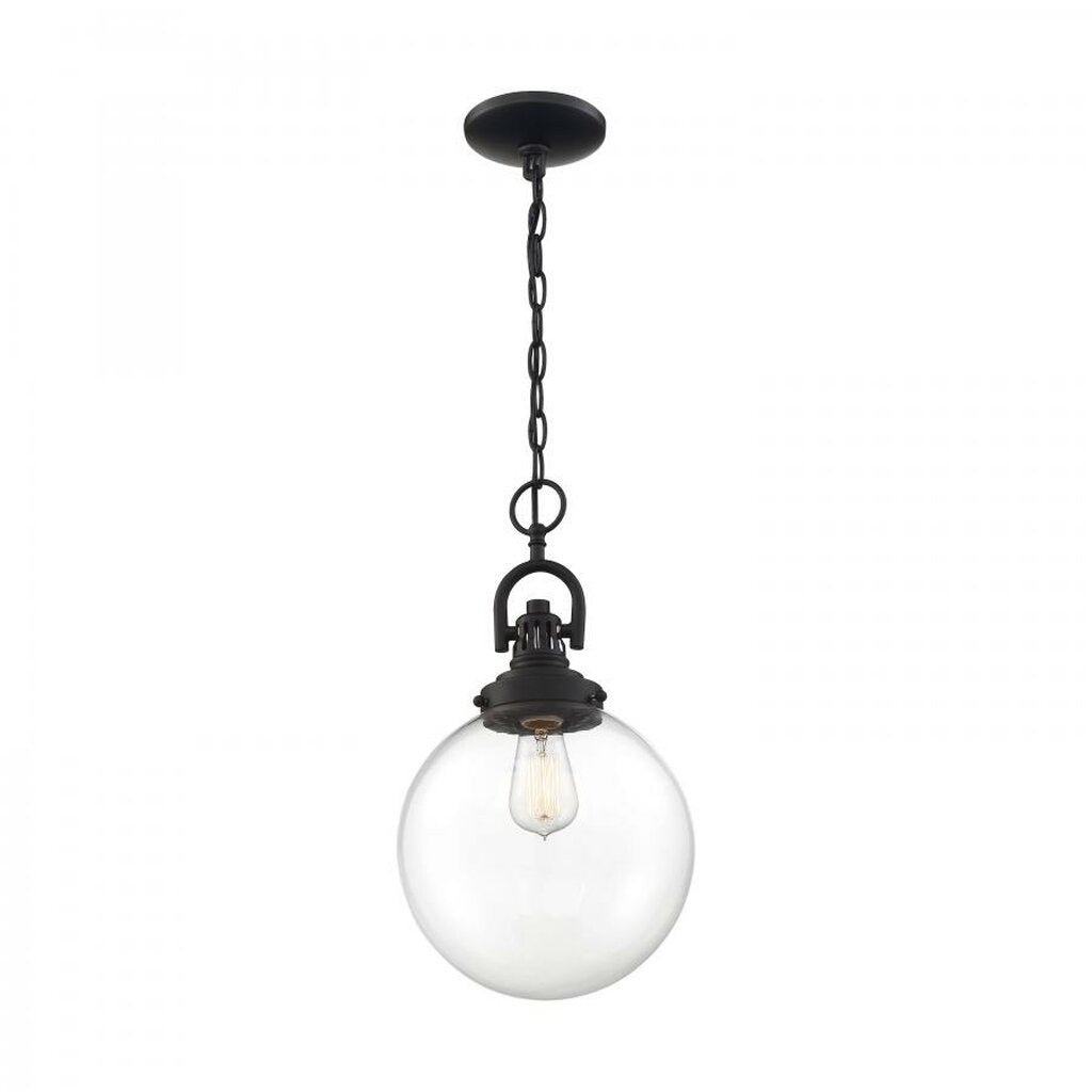 Satco 60-6673 Pendant Fixture Skyloft; 1 Light; Aged Bronze Finish