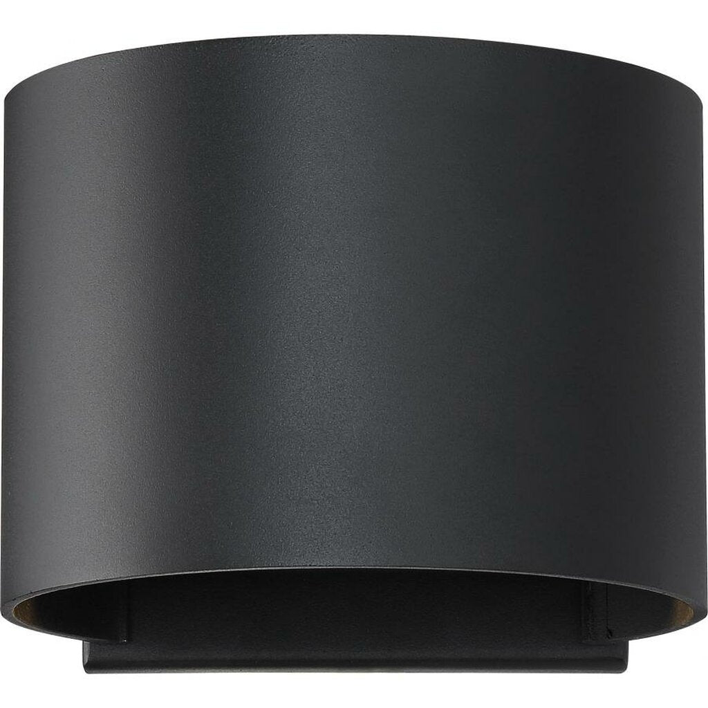 Satco 62-1464 5W LED Sconce Fixture Lightgate; Black Finish; 3000K