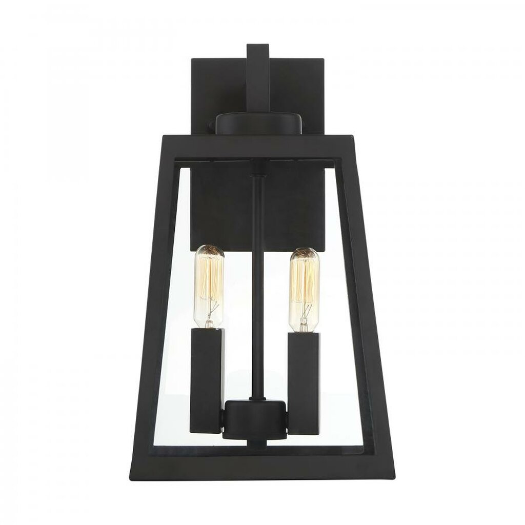 Satco 60-6582 Wall Lantern Fixture Halifax; 2 Light; Medium Lantern;