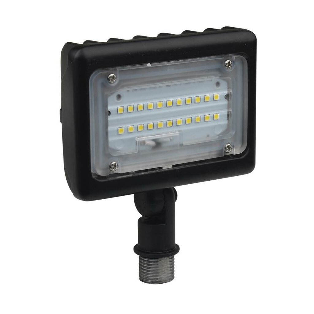 Satco 65-533 15W LED Flood Light Fixture Small 5000K; Bronze Finish