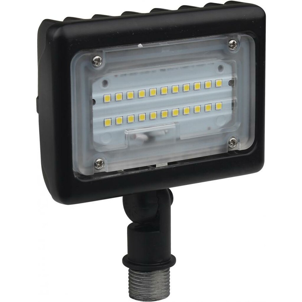 Satco 65-531 15W LED Flood Light Fixture Small 3000K; Bronze Finish