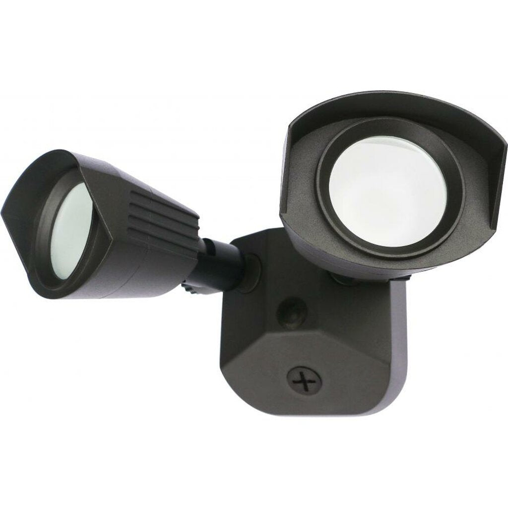 Satco 65-212 20W LED Security Lighting Fixture Security Light; Dual